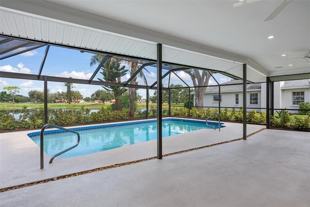 Glass Ceilings, Interior, Pool, Recessed Lighting, Sun Room, Water