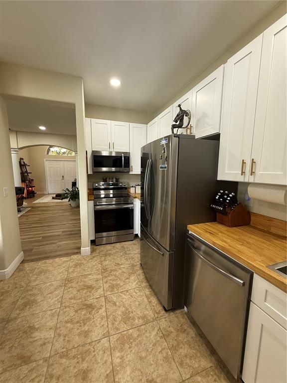 Interior, Kitchen, Recessed Lighting, Stainless Steel Appliances