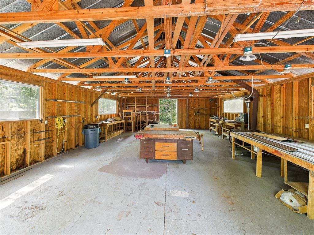 Interior, Wooden Beams, Wooden Walls