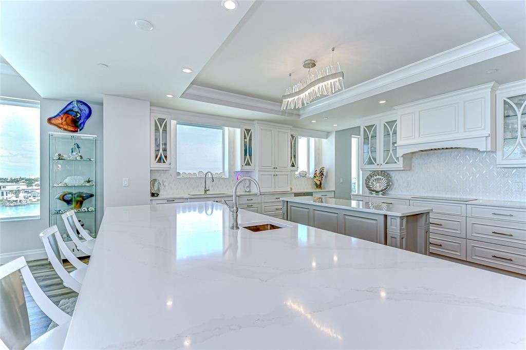 Chandelier, Interior, Kitchen, Recessed Lighting