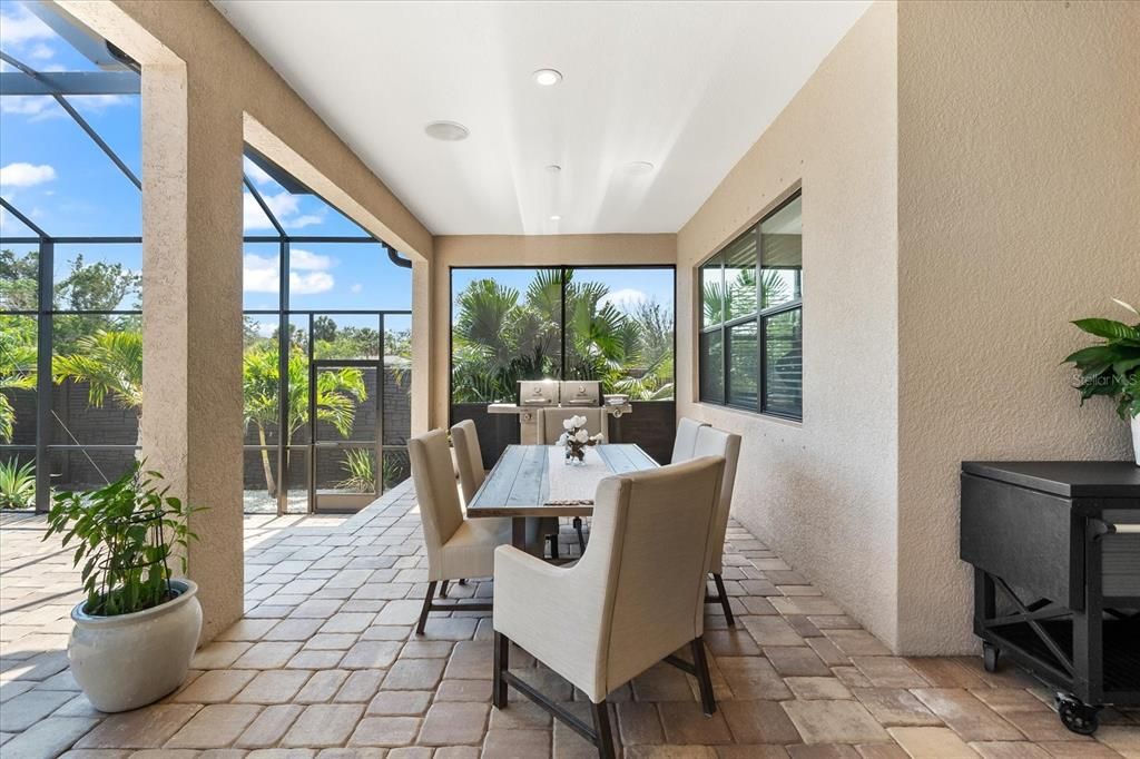 Dining room, Glass Ceilings, Interior, Recessed Lighting, Sun Room