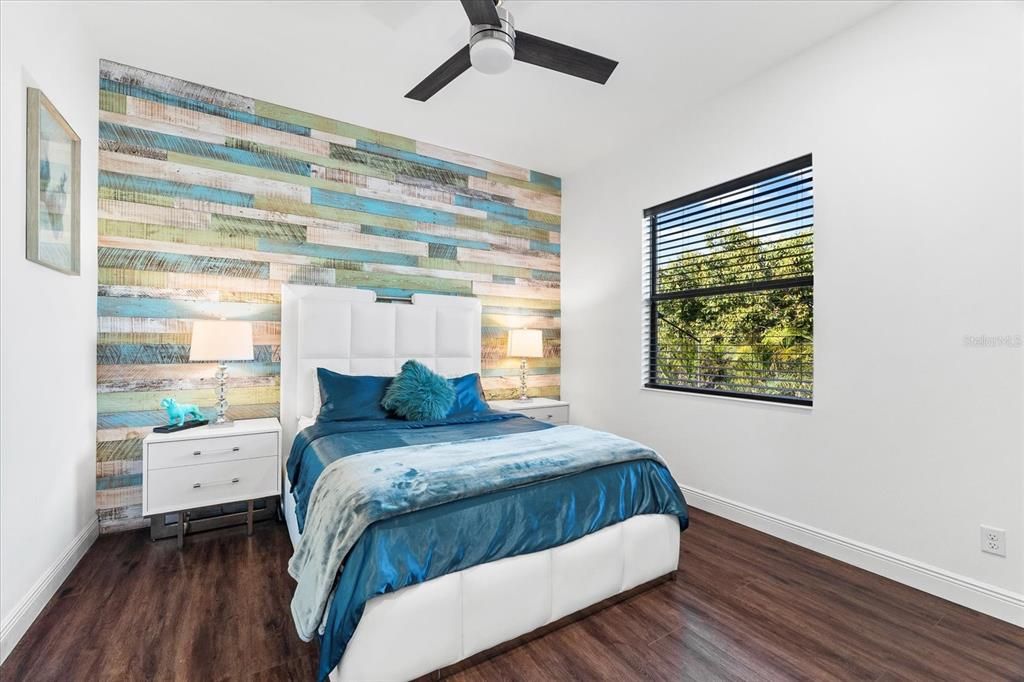 Bedroom, Interior, Wood Texture Flooring