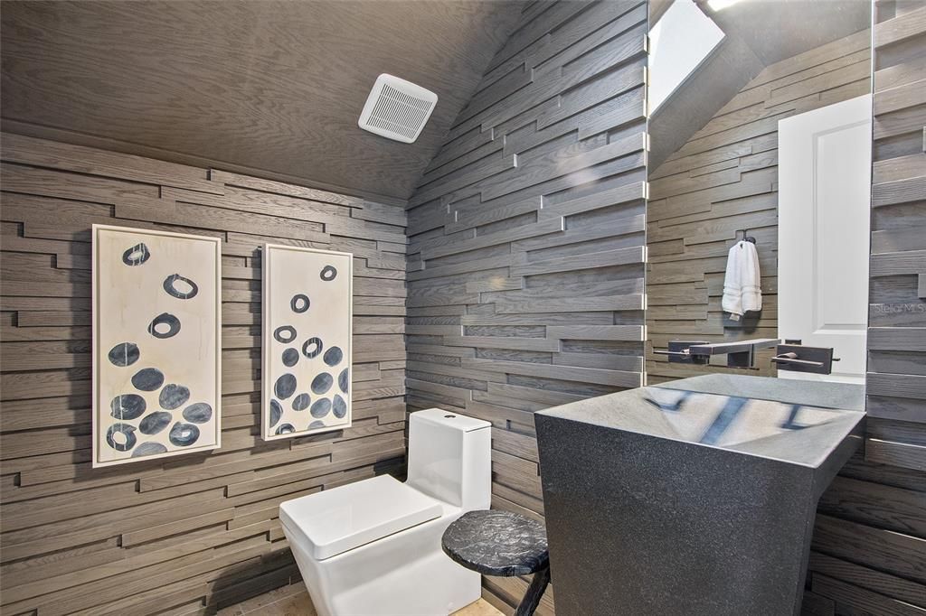Bathroom, Interior, Wooden Walls