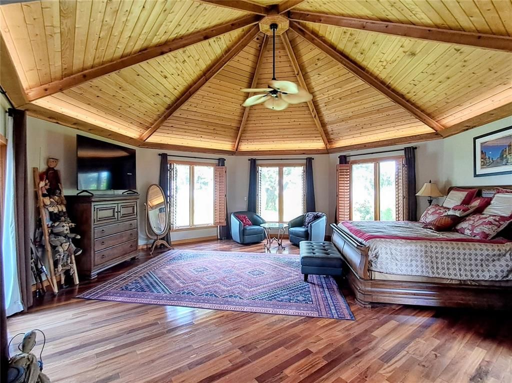 Bedroom, Interior, Wooden Beams, Wooden Ceilings, Wood Texture Flooring