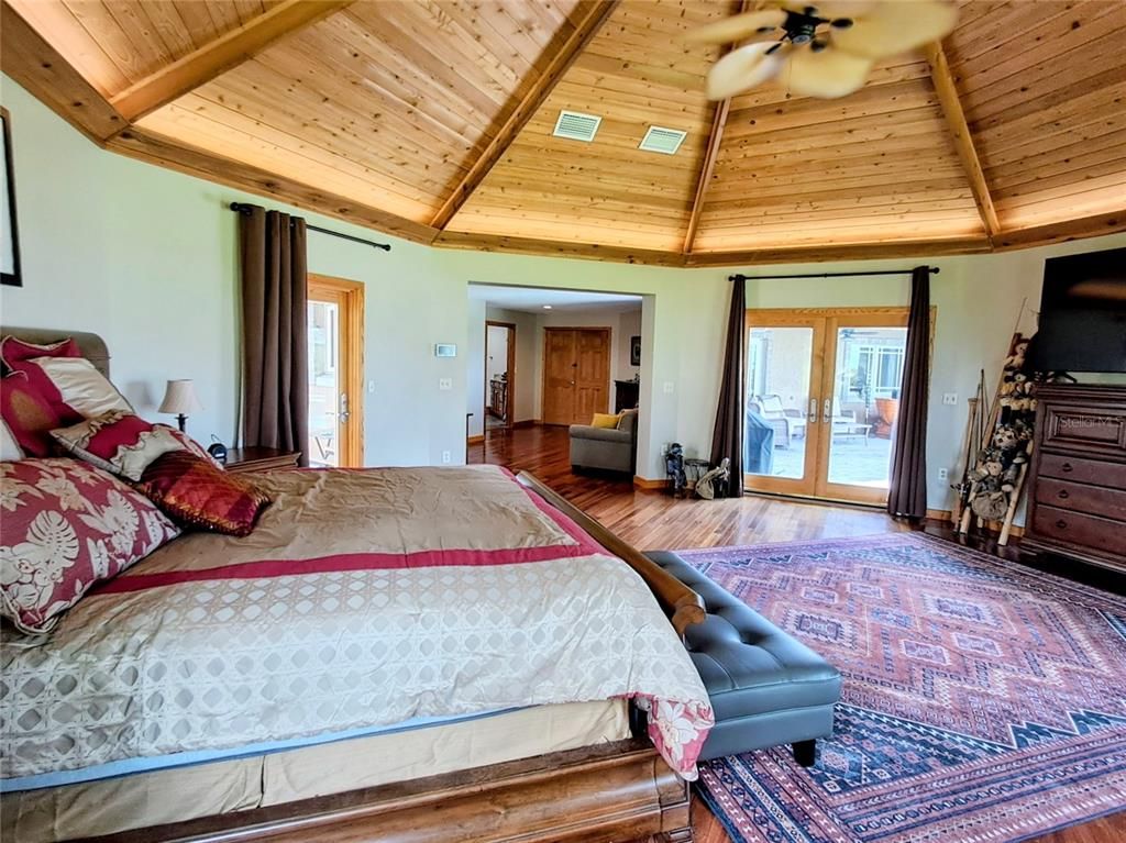 Bedroom, Interior, Wooden Beams, Wooden Ceilings, Wood Texture Flooring