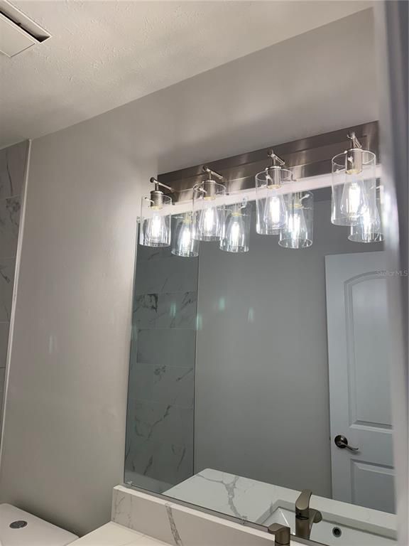 Bathroom, Glass Shower, Interior, Marble Walls