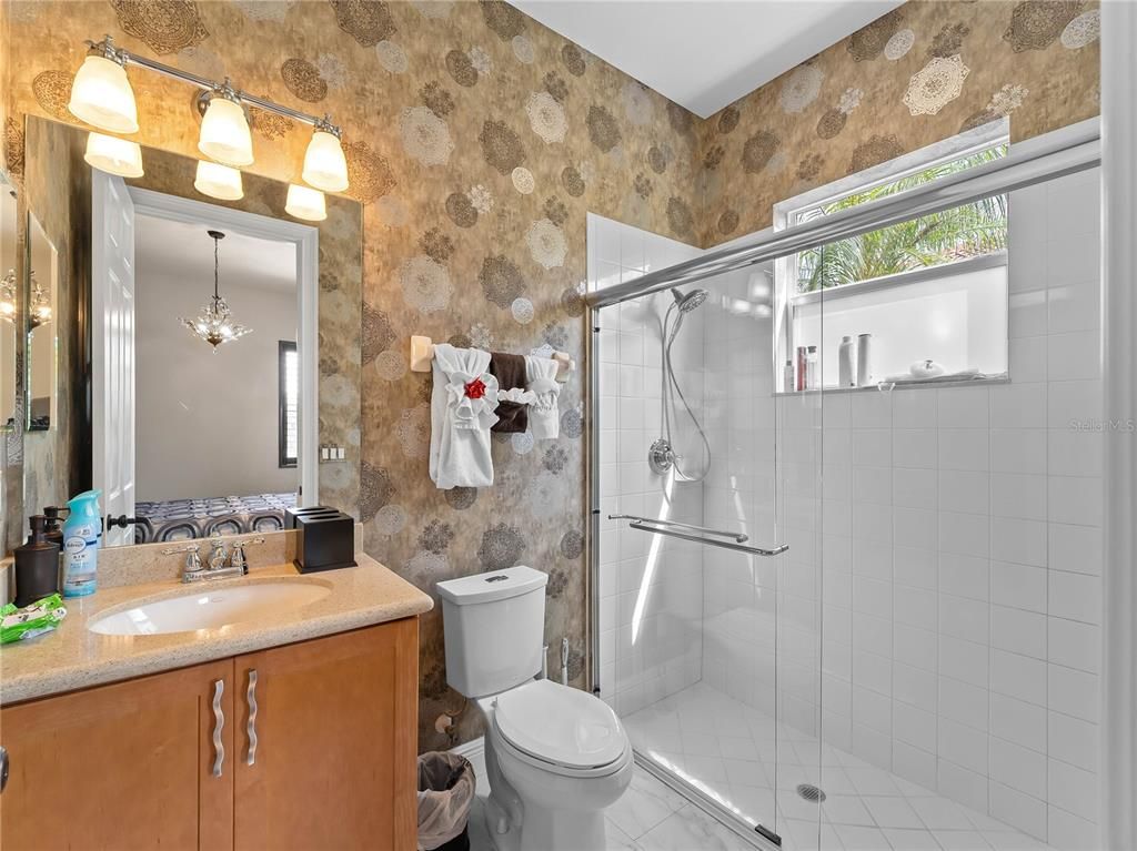 Bathroom, Glass Shower, Interior