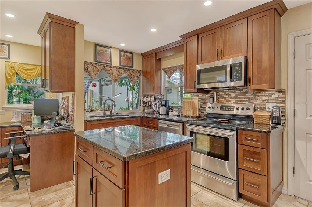 Interior, Kitchen, Recessed Lighting, Stainless Steel Appliances