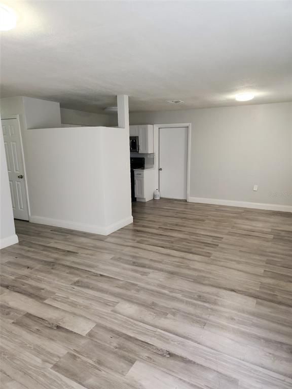 Empty room, Interior, Kitchen, Wood Texture Flooring