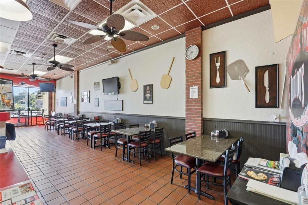 Dining room, Interior, Stone Walls