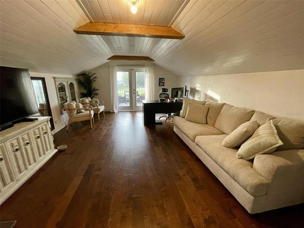 Interior, Living room, Wooden Beams, Wood Texture Flooring