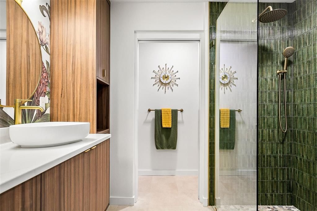 Bathroom, Glass Shower, Interior