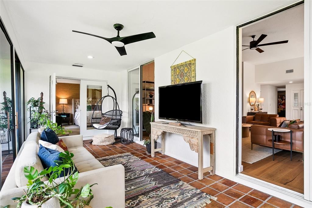Interior, Living room, Recessed Lighting