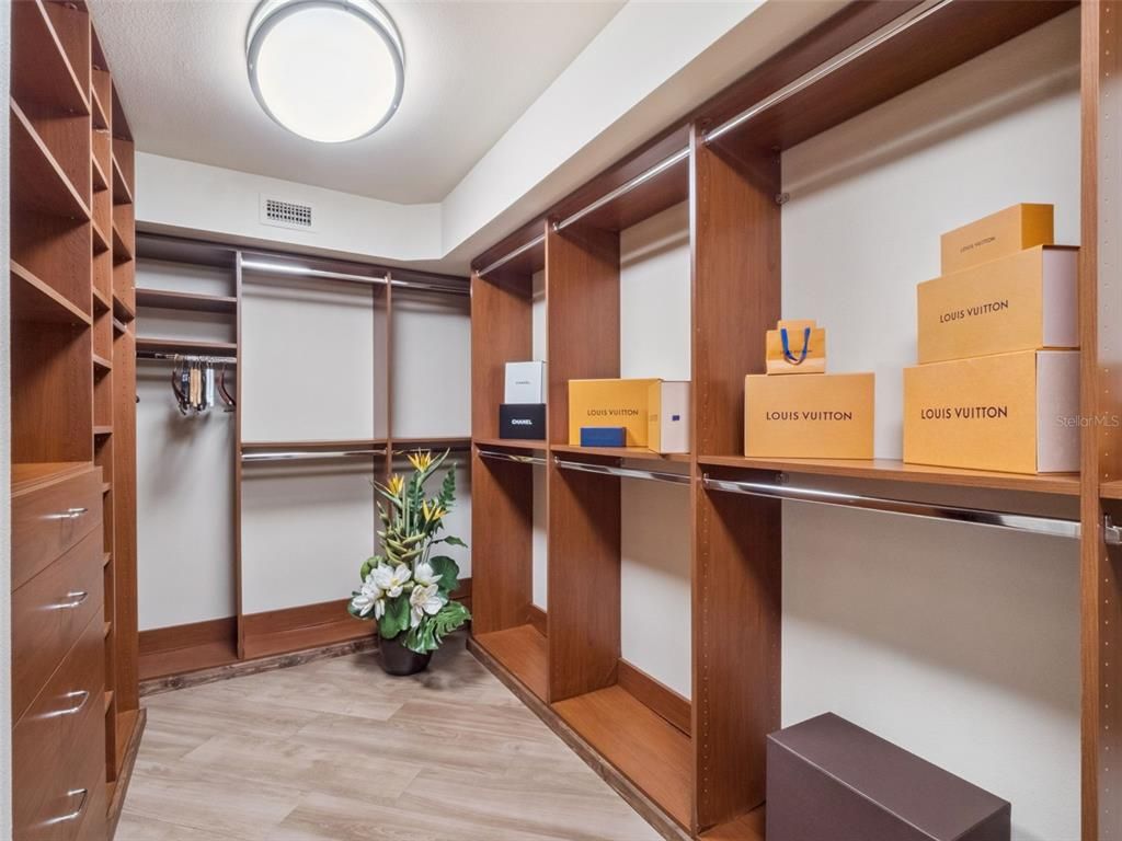 Interior, Walk-in Closets, Wood Texture Flooring