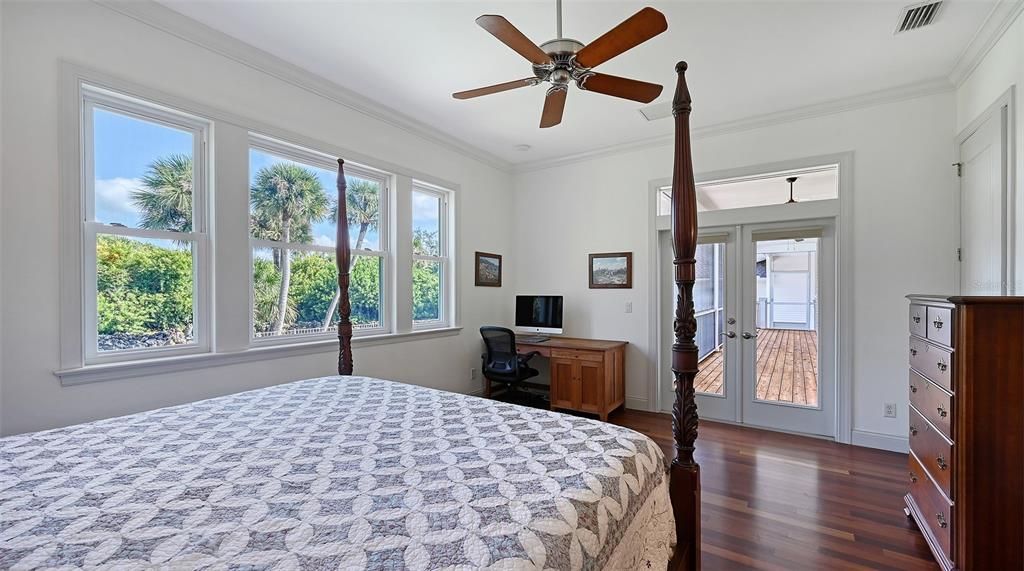 Bedroom, Home Office, Interior, Wood Texture Flooring