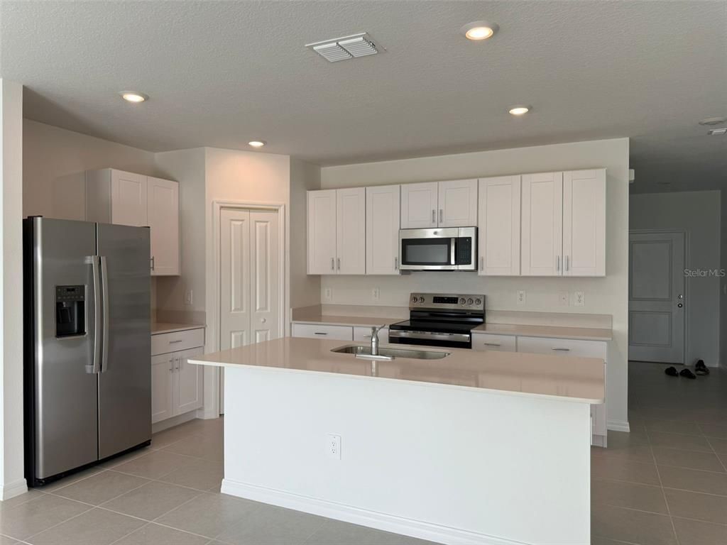 Interior, Kitchen, Recessed Lighting, Stainless Steel Appliances
