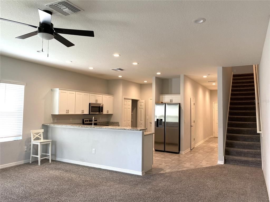 Interior, Kitchen, Recessed Lighting, Stainless Steel Appliances
