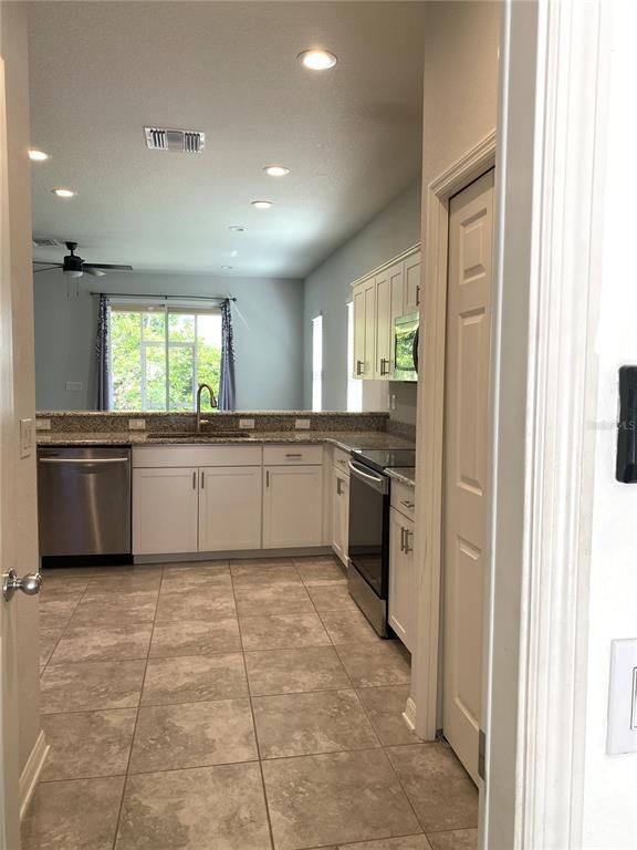 Interior, Kitchen, Recessed Lighting, Stainless Steel Appliances