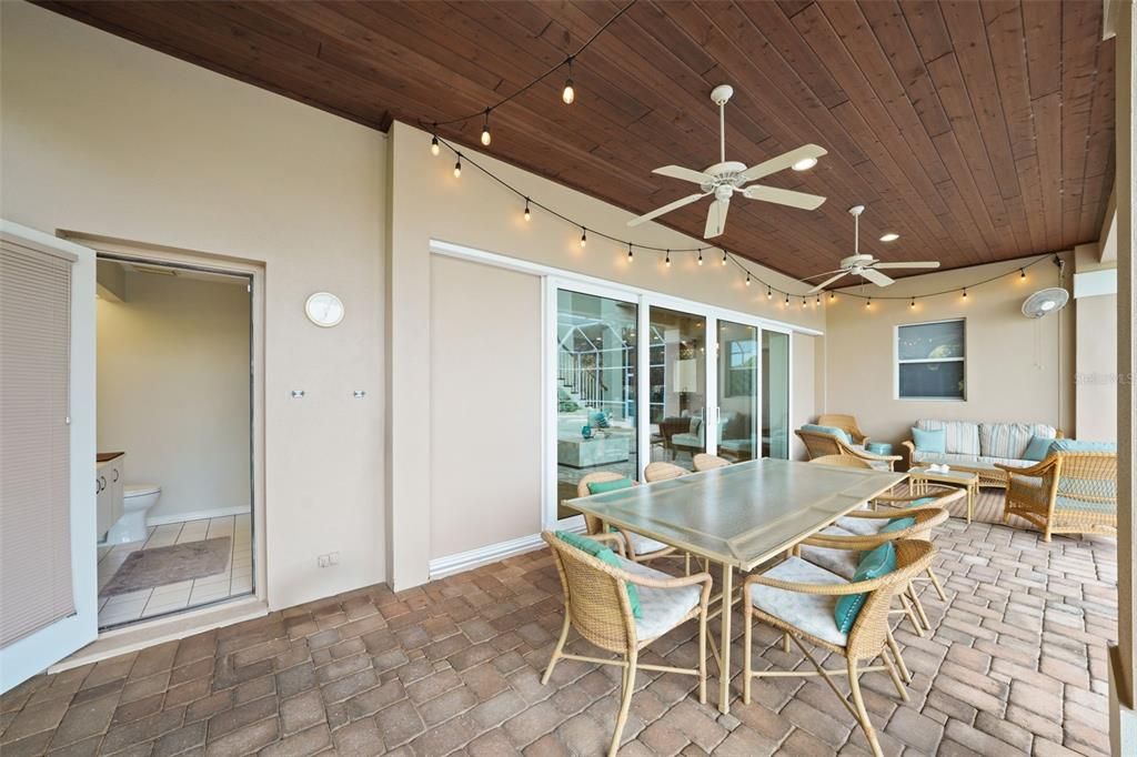 Bathroom, Dining room, Interior, Wooden Ceilings