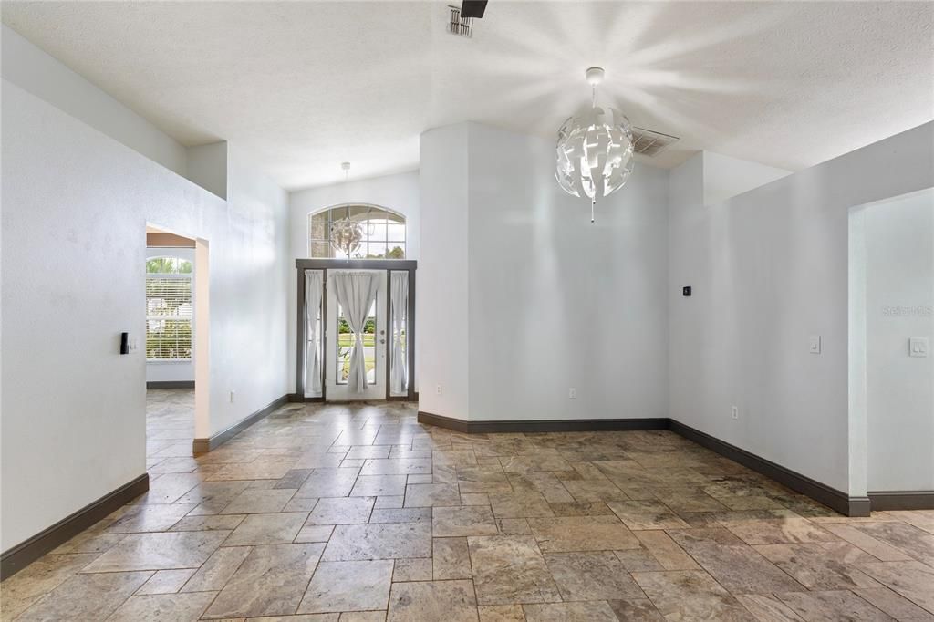 Chandelier, Empty room, Interior, Pendant Lights