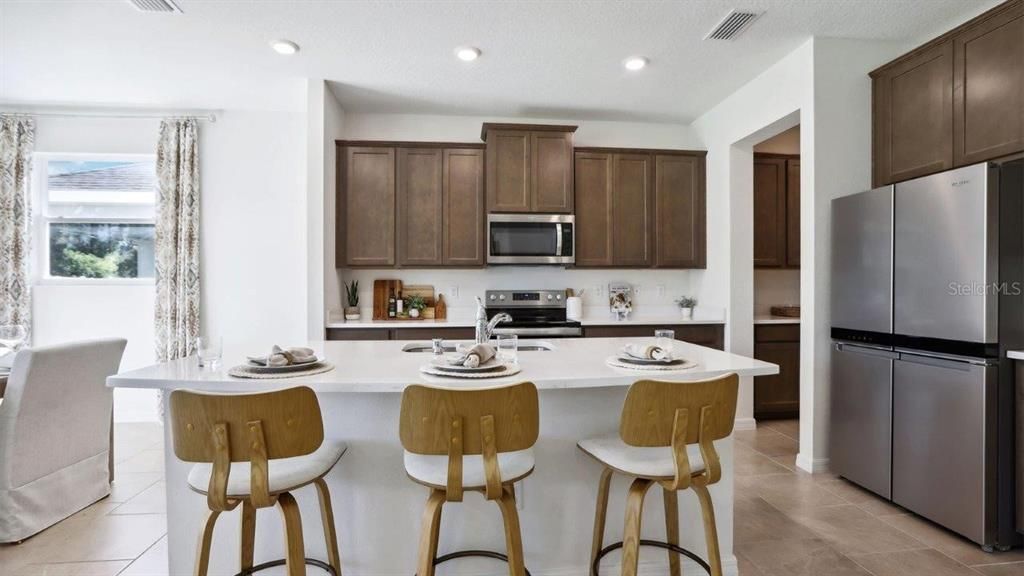 Interior, Kitchen, Recessed Lighting, Stainless Steel Appliances