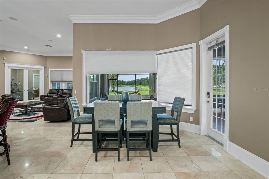 Dining room, Interior, Living room, Recessed Lighting, Water