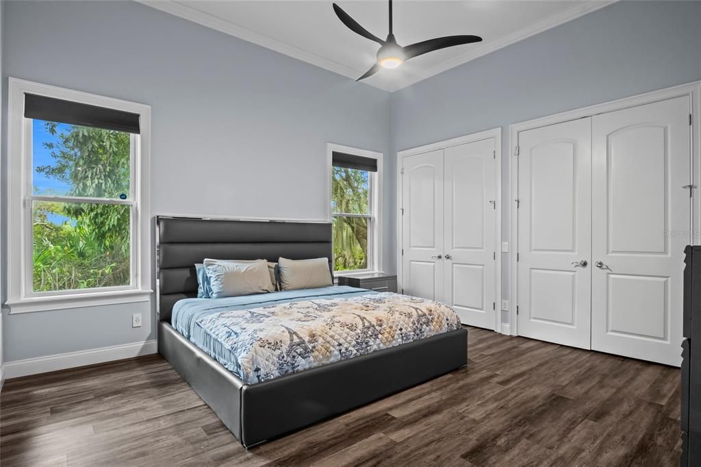 Bedroom, Interior, Wood Texture Flooring