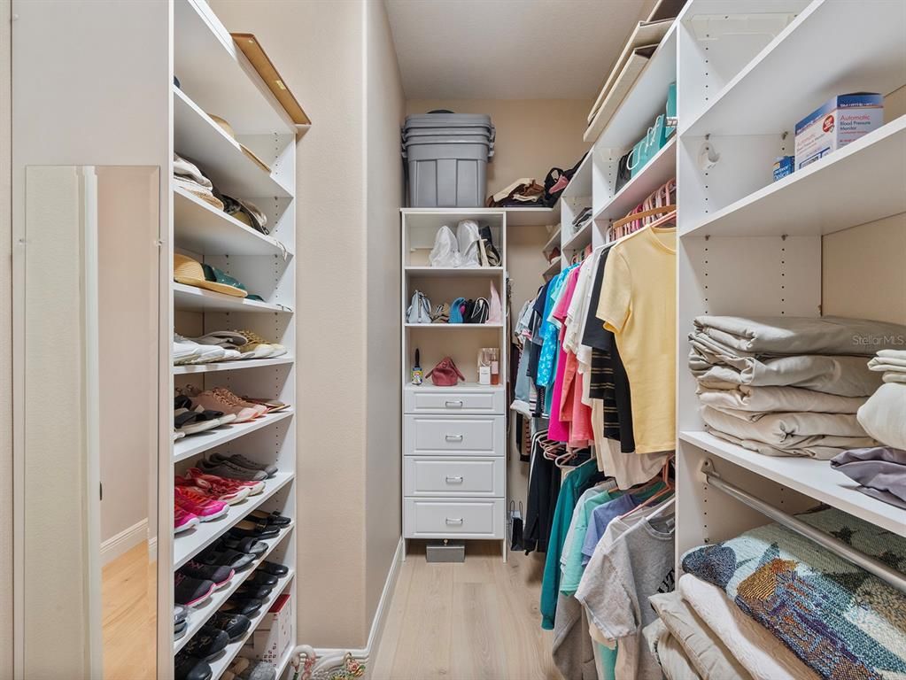 Interior, Walk-in Closets, Wood Texture Flooring