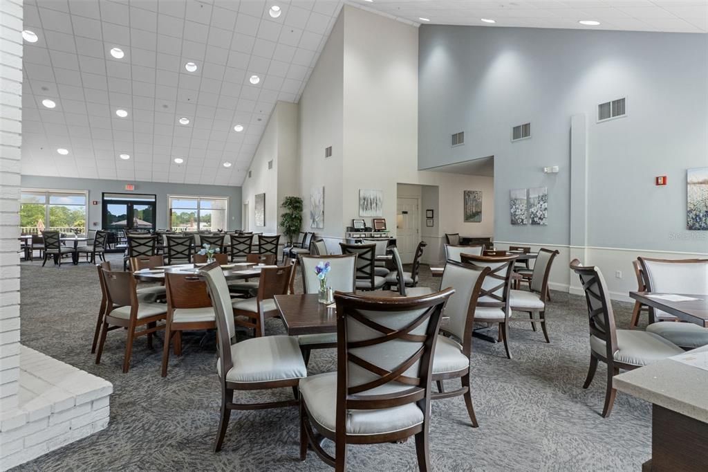 Dining room, Interior, Recessed Lighting