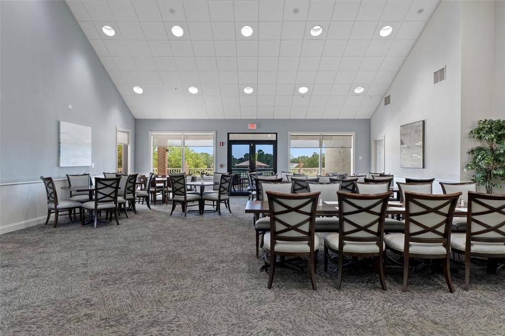 Dining room, Interior, Recessed Lighting