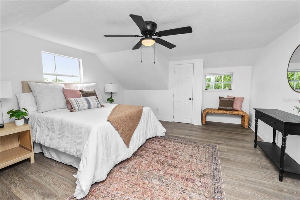 Bedroom, Interior, Wood Texture Flooring