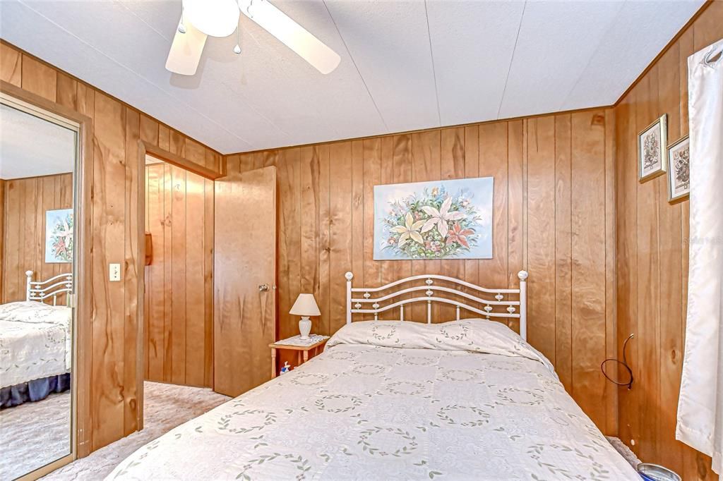 Bedroom, Interior, Wooden Walls