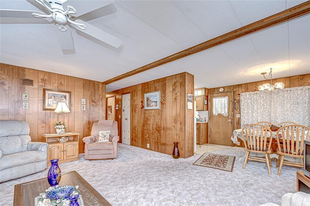 Dining room, Interior, Wooden Walls