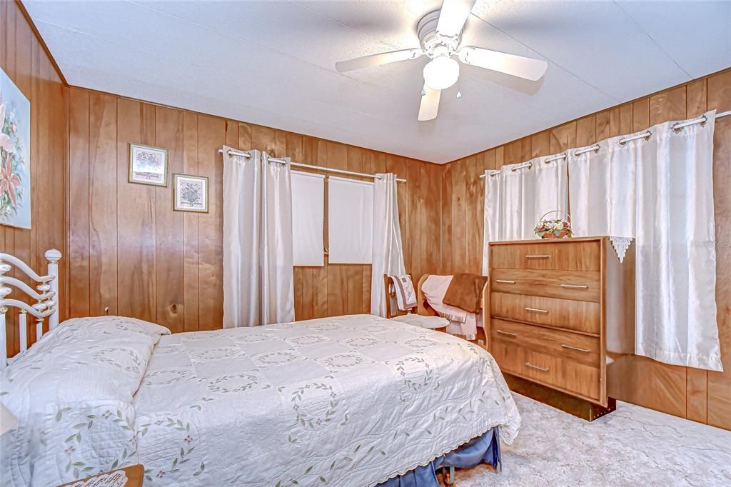 Bedroom, Interior, Wooden Walls