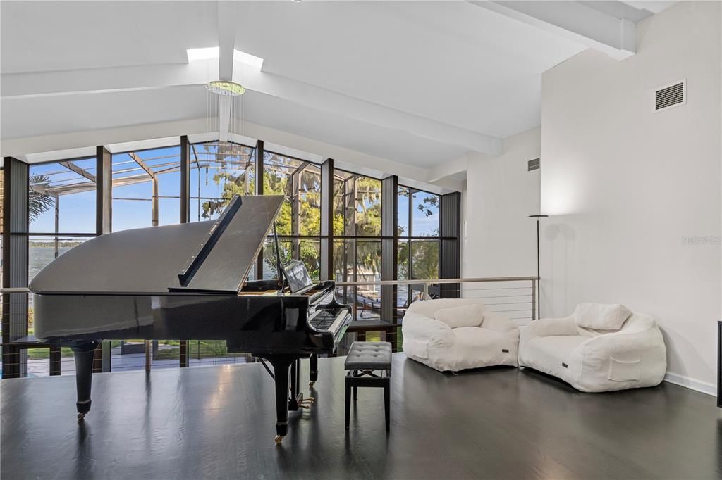Interior, Piano, Wood Texture Flooring
