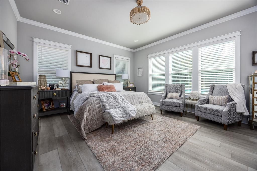 Bedroom, Interior, Wood Texture Flooring