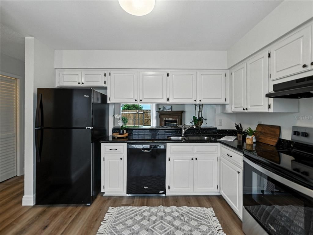 Interior, Kitchen, Wood Texture Flooring