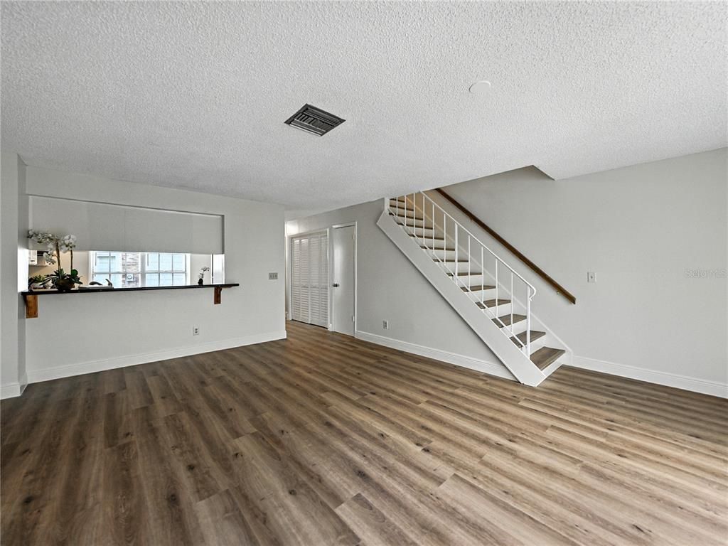 Empty room, Interior, Wood Texture Flooring