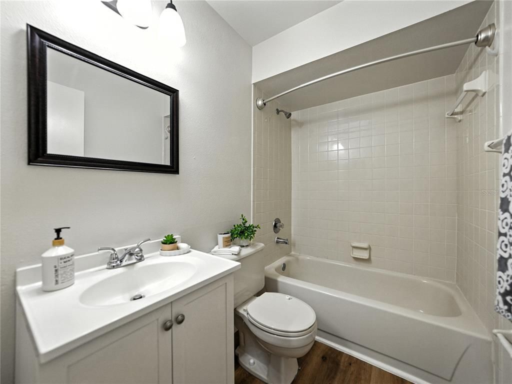 Bathroom, Interior, Wood Texture Flooring