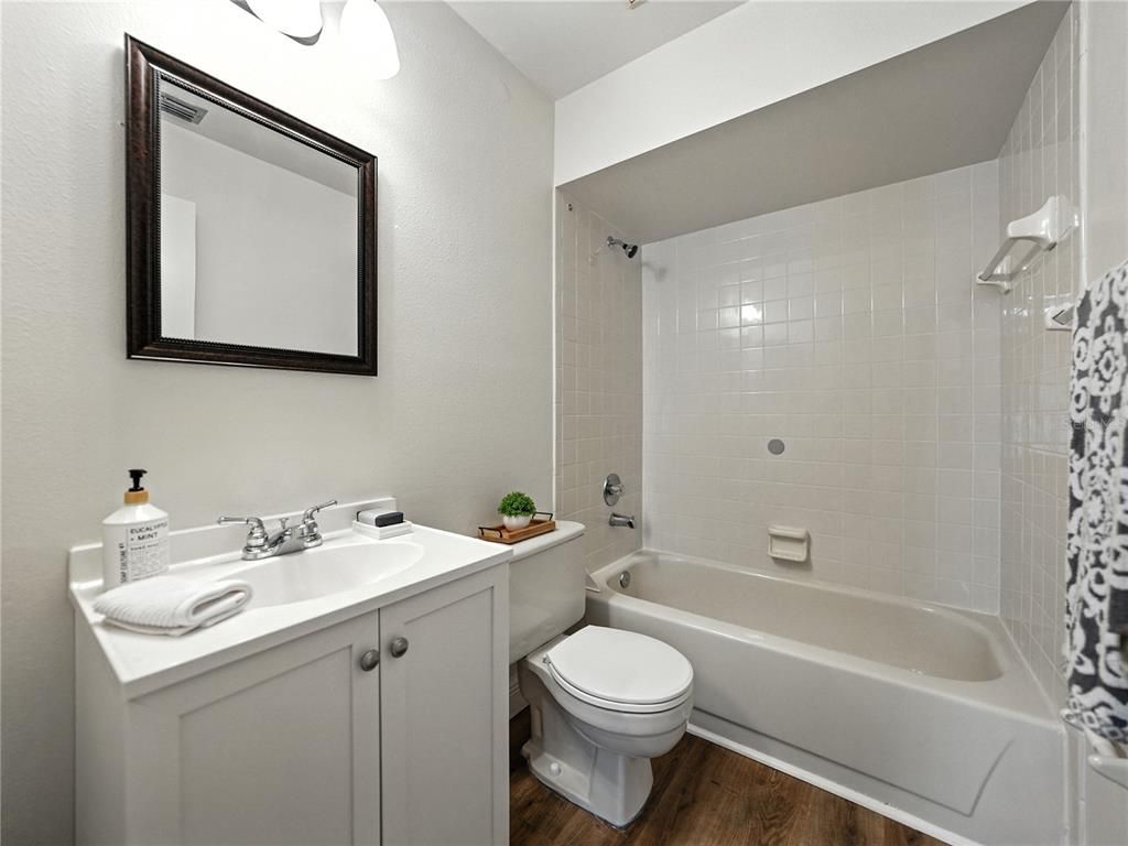 Bathroom, Interior, Wood Texture Flooring
