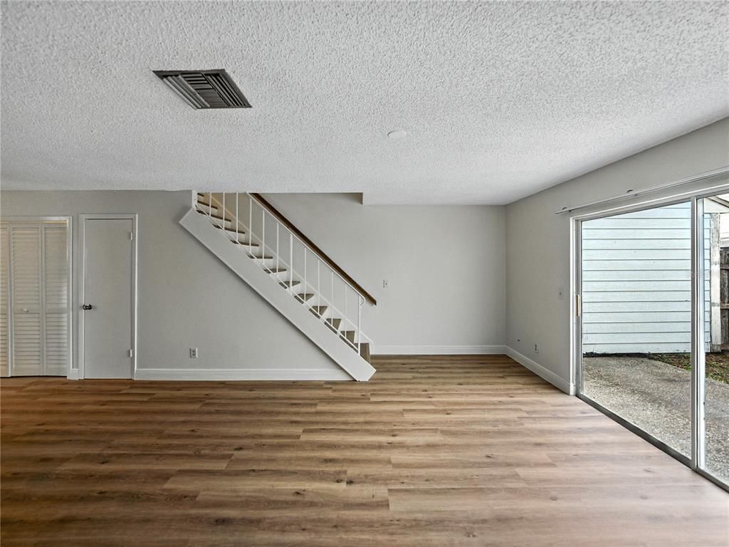 Empty room, Interior, Wood Texture Flooring