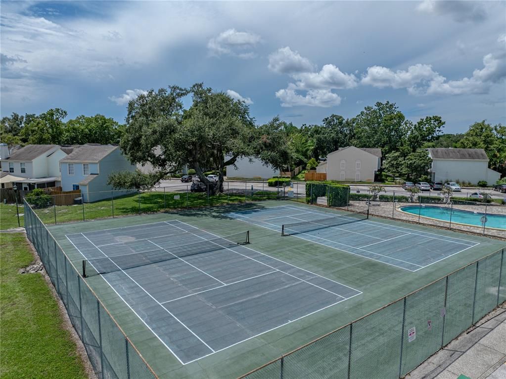 Exterior, Pool, Tennis Courts