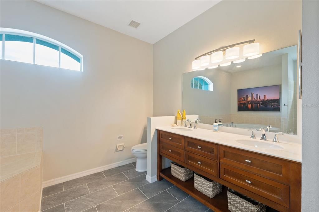 Bathroom, Dual Sink Vanities, Interior