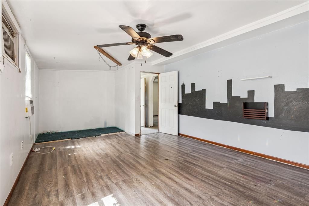 Empty room, Interior, Wood Texture Flooring