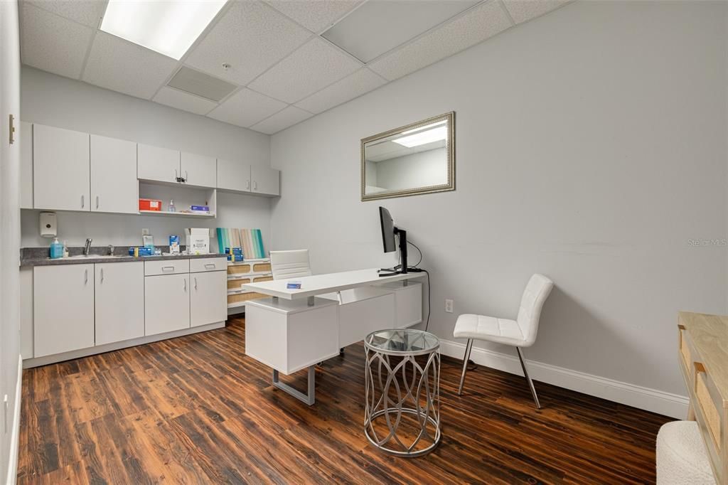 Home Office, Interior, Wood Texture Flooring