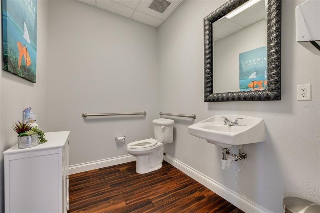 Bathroom, Interior, Wood Texture Flooring