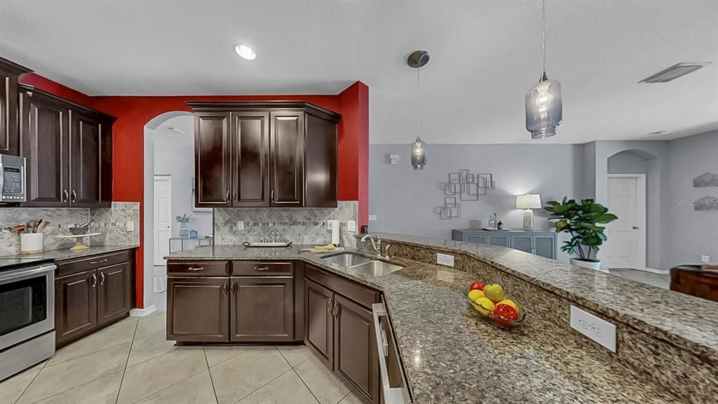 Interior, Kitchen, Pendant Lights, Recessed Lighting