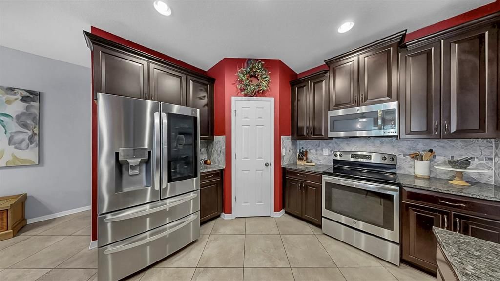 Interior, Kitchen, Recessed Lighting, Stainless Steel Appliances