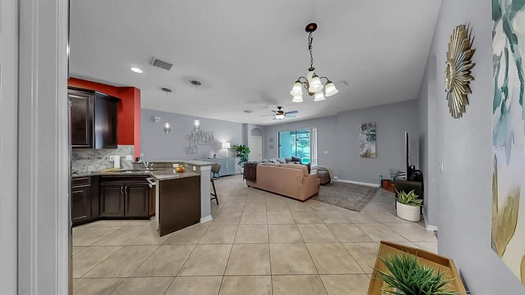 Chandelier, Interior, Kitchen, Living room, Pendant Lights, Recessed Lighting