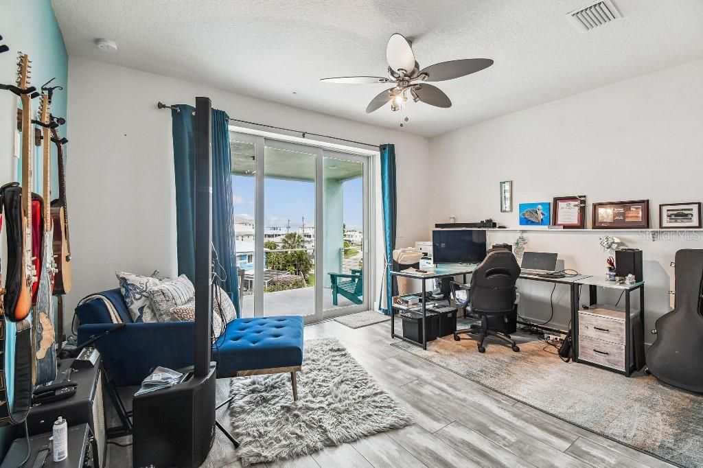 Home Office, Interior, Wood Texture Flooring